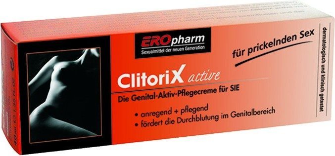 Возбуждающий крем для женщин ClitoriX active - 40 мл.