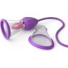 Сиреневый вибростимулятор с помпой и имитатором языка Her Ultimate Pleasure Max