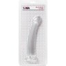 Прозрачный нереалистичный фаллоимитатор Jelly Dildo XL - 22 см.
