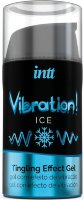 Жидкий интимный гель с эффектом вибрации Vibration! Ice - 15 мл.