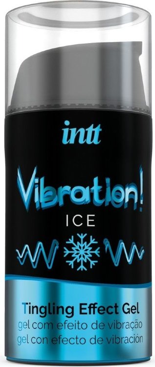 Жидкий интимный гель с эффектом вибрации Vibration! Ice - 15 мл.