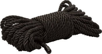 Черная веревка для бондажа BDSM Rope - 10 м.