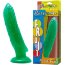 Зеленый стимулятор на присоске в форме огурца Cucumber - 17 см.  Цена 1 059 руб. - Зеленый стимулятор на присоске в форме огурца Cucumber - 17 см.