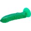 Зеленый стимулятор на присоске в форме огурца Cucumber - 17 см.  Цена 1 059 руб. - Зеленый стимулятор на присоске в форме огурца Cucumber - 17 см.