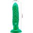 Зеленый стимулятор на присоске в форме огурца Cucumber - 17 см.  Цена 1 059 руб. - Зеленый стимулятор на присоске в форме огурца Cucumber - 17 см.