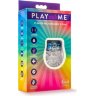 Синее эрекционное виброкольцо Pleaser Rechargeable C-Ring