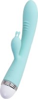 Мятный вибратор-кролик Iris - 22 см.