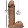 Насадка-мулат для трусиков Vac-U-Lock 6 ULTRASKYN Cock - 17,3 см.