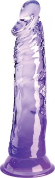 Фиолетовый фаллоимитатор на присоске 8’’ Cock - 21,8 см.