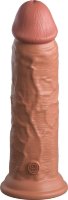 Кофейный фаллоимитатор 8 Silicone Dual Density Cock - 22,8 см.