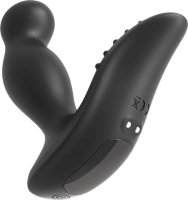 Черный вибромассажер простаты 3,5’’ Remote Control P-spot Massager - 12,5 см.