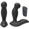 Черный вибромассажер простаты 3,5’’ Remote Control P-spot Massager - 12,5 см.