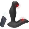Черный вибромассажер простаты 3,5’’ Remote Control P-spot Massager - 12,5 см.
