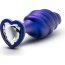 Фиолетовая анальная пробка с кристаллом-сердцем Matrix Bumped Bling Plug - 11,4 см. - Фиолетовая анальная пробка с кристаллом-сердцем Matrix Bumped Bling Plug - 11,4 см.