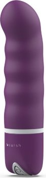 Фиолетовый мини-вибратор Bdesired Deluxe Pearl - 15,3 см.
