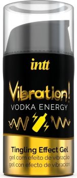 Жидкий интимный гель с эффектом вибрации Vibration! Vodka Energy - 15 мл.