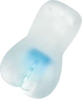 Прозрачный реалистичный мастурбатор Juicy Pussy Hot Crystal