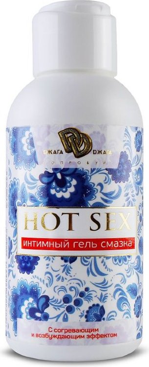 Согревающий и возбуждающий интимный гель-смазка HOT SEX - 100 мл.