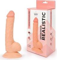 Реалистичный телесный фаллоимитатор Erowoman
