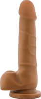 Фаллоимитатор-мулат Realistic Cock Basic 7 - 19,7 см.