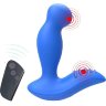 Синий вибромассажер простаты 3,5’’ Remote Control P-spot Massager - 12,5 см.