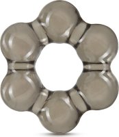 Дымчатое эрекционное кольцо Stay Hard Thick Bead Cock Ring