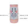 Вибратор Fire Bunny с клиторальным отростком и нагревом - 22 см.