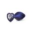 Фиолетовая анальная пробка с кристаллом-сердцем Matrix Swirling Bling Plug - 11,4 см. - Фиолетовая анальная пробка с кристаллом-сердцем Matrix Swirling Bling Plug - 11,4 см.