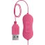 Розовая, работающая от USB вибропуля в форме кролика Cute  Цена 4 394 руб. - Розовая, работающая от USB вибропуля в форме кролика Cute