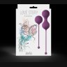 Набор фиолетовых вагинальных шариков Love Story Carmen