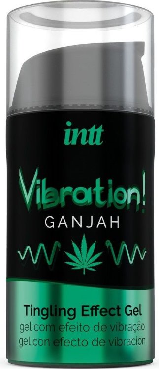 Жидкий интимный гель с эффектом вибрации Vibration! Ganjah - 15 мл.