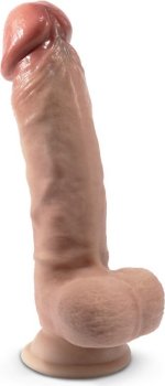 Телесный фаллоимитатор на присоске Silexd Premium Real Skin Model 1 8’’ - 20,5 см.