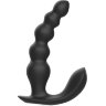 Черная анальная виброёлочка Anal Bead Vibrator с пультом ДУ