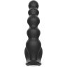 Черная анальная виброёлочка Anal Bead Vibrator с пультом ДУ