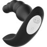 Черная анальная виброёлочка Anal Bead Vibrator с пультом ДУ