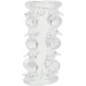 Прозрачная насадка на пенис с шипами и бугорками JELLY JOY LUST CLUSTER CLEAR