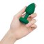 Зеленая анальная вибровтулка с кристаллом Vibrating Jewel Plug M/L - 10,5 см.  Цена 22 603 руб. - Зеленая анальная вибровтулка с кристаллом Vibrating Jewel Plug M/L - 10,5 см.