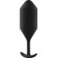 Чёрная пробка для ношения B-vibe Snug Plug 5 - 14 см.  Цена 15 597 руб. - Чёрная пробка для ношения B-vibe Snug Plug 5 - 14 см.