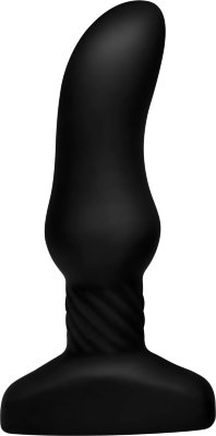 Черная анальная вибропробка с пультом ДУ Curved Rimming Plug Slim M - 13,9 см. Длина: 13.9 см. Диаметр: 3.8 см. Анальная пробка Slim выполнена с закругленными краями для более мягкого проникновения, а внутри имеет непрерывно вращающиеся бусинки. Slim сочетает в себе массу уникальной функциональности и гарантированное удовольствие! Сфинктер имеет множество нервных окончаний, и эта пробка была создана для того, чтобы приятно воздействовать на них. Встроенные в ножку пробки ряды твердых маленьких бусинок вращаются с 5 скоростями. Область с бусинами будет находиться в прямом контакте с анальным отверстием, вызывая непередаваемое ощущение римминга. Сама пробка имеет 8 режимов вибрации. Игрушкой можно управлять на расстоянии. Элегантный беспроводной пульт дистанционного управления обеспечивает свободу передвижения на расстоянии до 9 метров. Пробкой также можно управлять вручную с помощью кнопки на основании. Полностью перезаряжаемый аккумулятор. Рабочая длина - 11,6 см. Страна: Китай. Материал: силикон. Батарейки: встроенный аккумулятор.