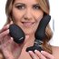 Черная анальная вибропробка с пультом ДУ Curved Rimming Plug Slim M - 13,9 см. - Черная анальная вибропробка с пультом ДУ Curved Rimming Plug Slim M - 13,9 см.