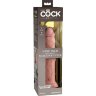 Телесный фаллоимитатор 9 Silicone Dual Density Cock - 25,4 см.