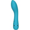 Бирюзовый перезаряжаемый вибратор Whaley - 16,8 см.