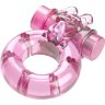 Розовое эрекционное кольцо с вибрацией Ring
