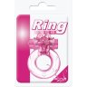 Розовое эрекционное кольцо с вибрацией Ring
