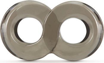 Дымчатое кольцо-восьмерка Cock Ring and Ball Strap