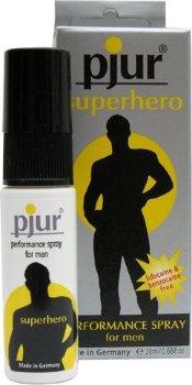 Пролонгирующий мужской спрей pjur SUPERHERO spray - 20 мл.