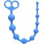 Голубая анальная цепочка Orgasm Beads - 33,5 см.  Цена 1 128 руб. - Голубая анальная цепочка Orgasm Beads - 33,5 см.
