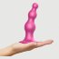 Розовый стимулятор-ёлочка Dildo Plug Beads Framboise Size M - 15 см.  Цена 9 387 руб. - Розовый стимулятор-ёлочка Dildo Plug Beads Framboise Size M - 15 см.