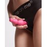 Розовый стимулятор-ёлочка Dildo Plug Beads Framboise Size M - 15 см.