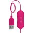 Розовая, рельефная, работающая от USB вибропуля Fun  Цена 2 822 руб. - Розовая, рельефная, работающая от USB вибропуля Fun